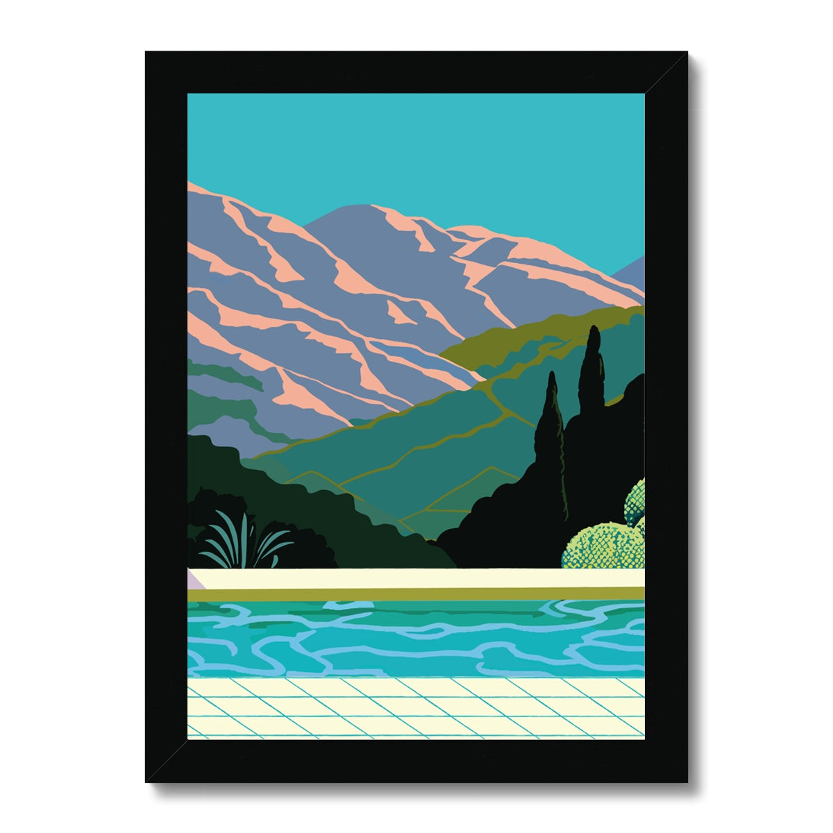 Pale Fire Framed Print